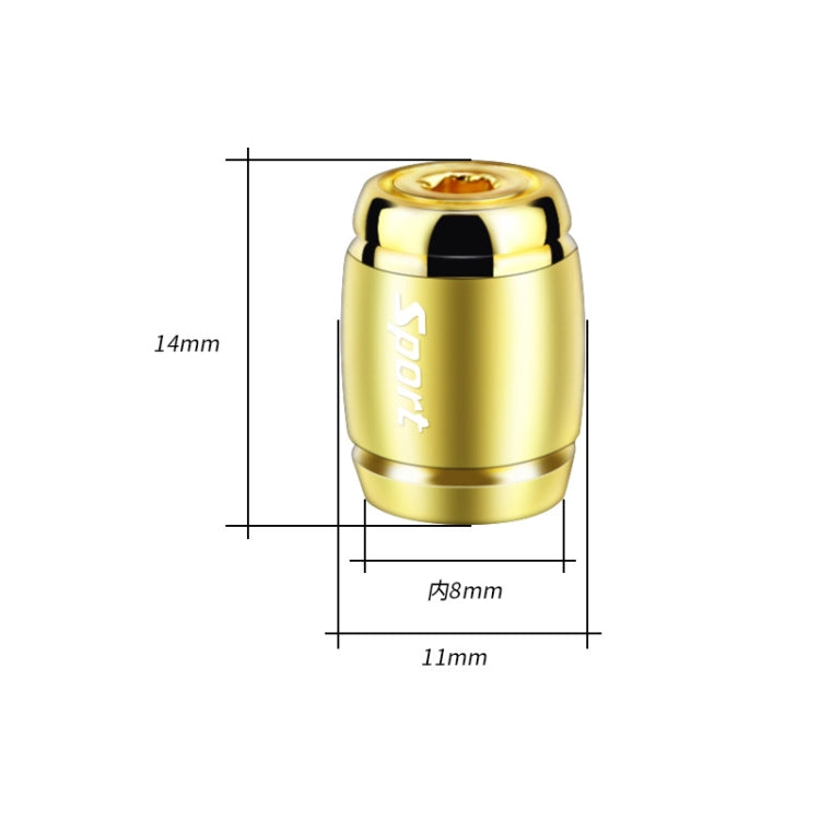 Automobile Valve Core Cap Tire Anti-deflation Valve Decoration(Silver) - Tire Valve Caps by PMC TechLife | Online Shopping South Africa | PMC TechLife | Buy Now Pay Later Mobicred