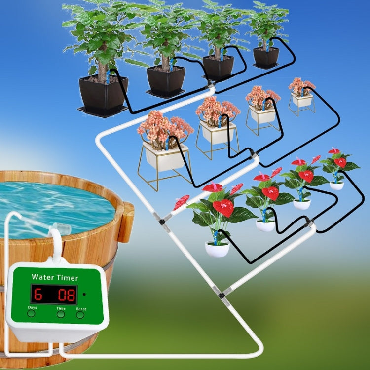 Household Intelligent Drip Irrigation Automatic Watering Timing Machine, Specification: Water 4 Potted Plants - free shipping - PMc TechLife - Order now!