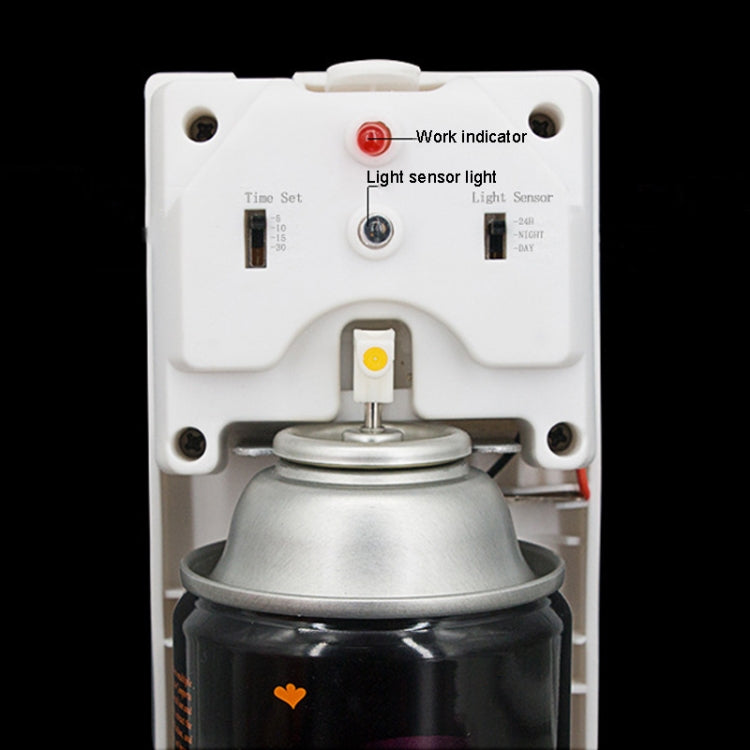 Light Sensitive Automatic Spraying Machine Toilet Fragrance Aromatherapy(White) - free shipping - PMC TechLife - Order now!