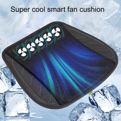 Multifunctional USB Fan Ventilation Heat Dissipation Car Seat Cushion(Black) - Seat Accessories by PMC Jewellery | Online Shopping South Africa | PMC Jewellery | Buy Now Pay Later Mobicred