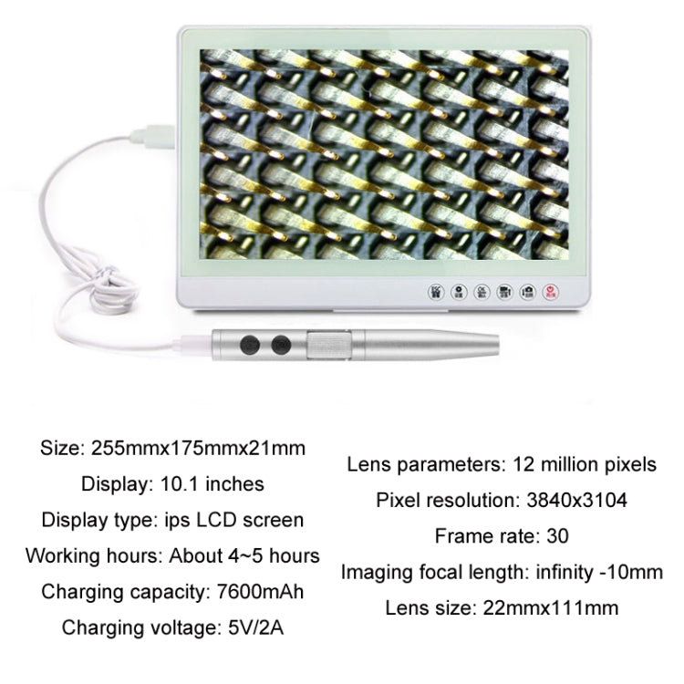 5 Million Digital Electron Microscope Magnifying Dermatoscope, Specification: B008+Z001 Bracket - free shipping - PMC Jewellery - Order now!