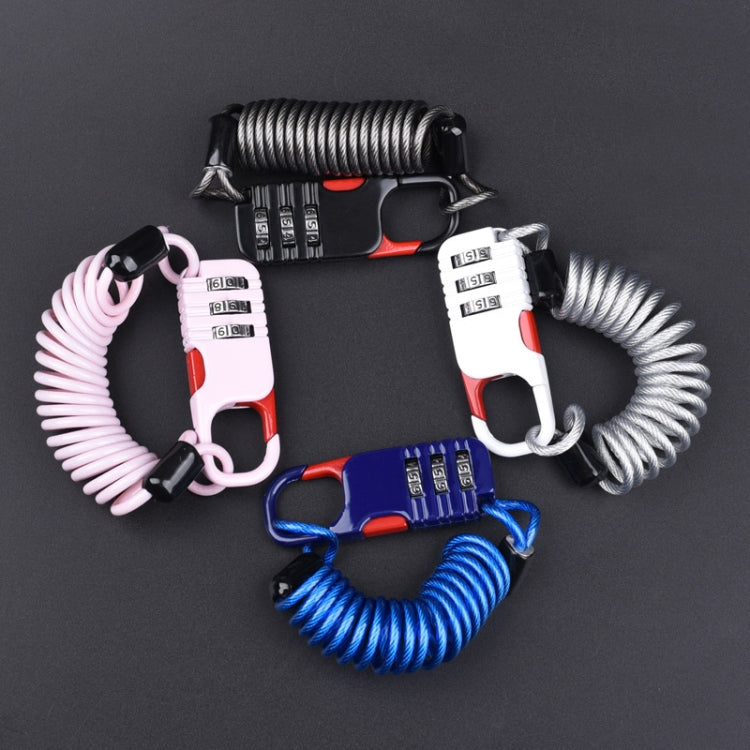 Helmet Anti Theft Password Lock Motorcycle Car Basket Soft Lock(Blue) - free shipping - PMC TechLife - Order now!