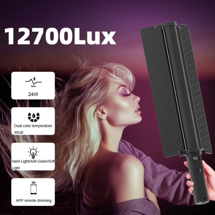 24W 72 LEDs Handheld Full-color RGB Stick Light Photography Light with Barndoor -  by PMC TechLife | Online Shopping South Africa | PMC TechLife | Buy Now Pay Later Mobicred