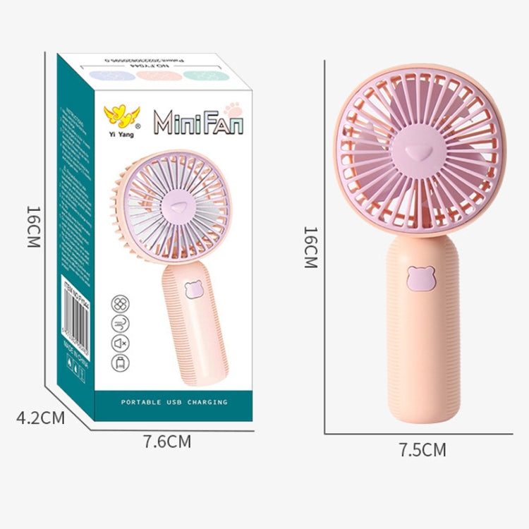 Handheld USB Charging Portable Desktop Small Electric Fan(Green) - Electric Fans by PMC TechLife | Online Shopping South Africa | PMC TechLife