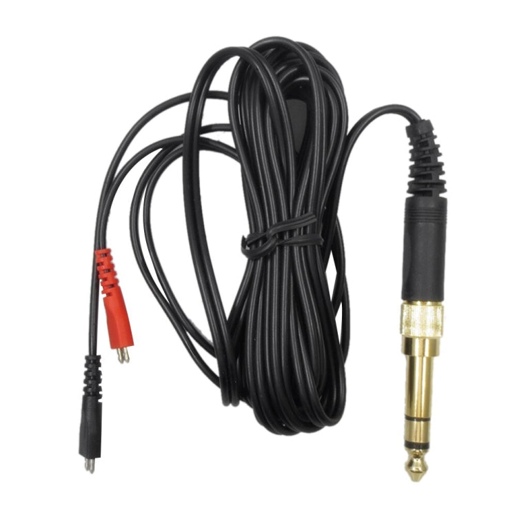 For Sennheiser HD25 / HD560 / HD540 / HD480 / HD430 / HD250 Headset Audio Cable(Left Long Right Short) - Headset Accessories by PMC Jewellery | Online Shopping South Africa | PMC Jewellery