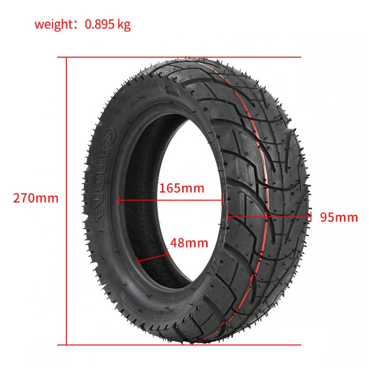 For KUGOO M4 TUOVT 80/65-6.5 10 inch Electric Skateboard Vacuum Explosion-Proof Outer Tire(Highway Tire) - Accessories & Parts by TUOVT | Online Shopping South Africa | PMC Jewellery