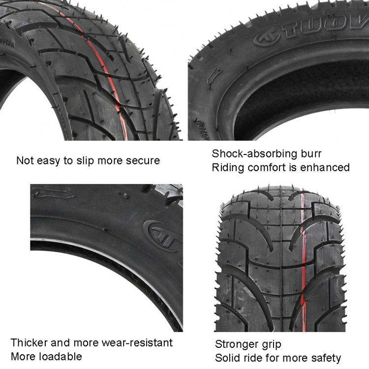 For KUGOO M4 TUOVT 80/65-6.5 10 inch Electric Skateboard Vacuum Explosion-Proof Outer Tire(Highway Tire) - free shipping - PMC TechLife - Order now!