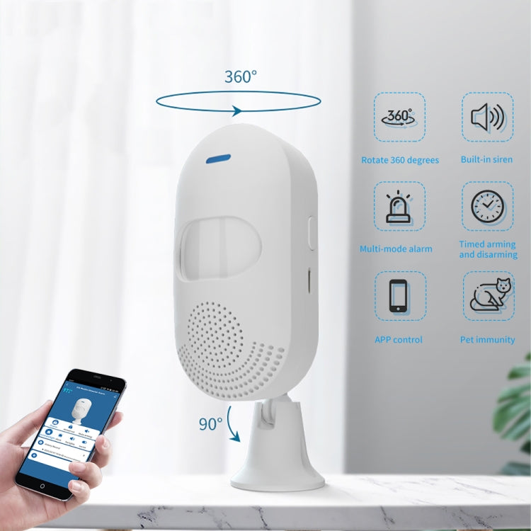 TUYA APP Control  Wireless PIR Motion Sensor Alarm WiFi Motion Detector - Infrared Detector by PMC Jewellery | Online Shopping South Africa | PMC Jewellery