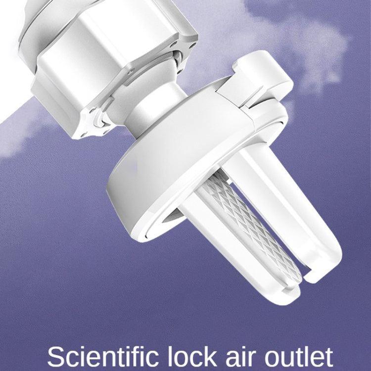 S-06 Car Air Outlet Gravity Holder Retractable Rotating Mobile Phone Bracket(Black) - Car Holders by PMC TechLife | Online Shopping South Africa | PMC TechLife | Buy Now Pay Later Mobicred