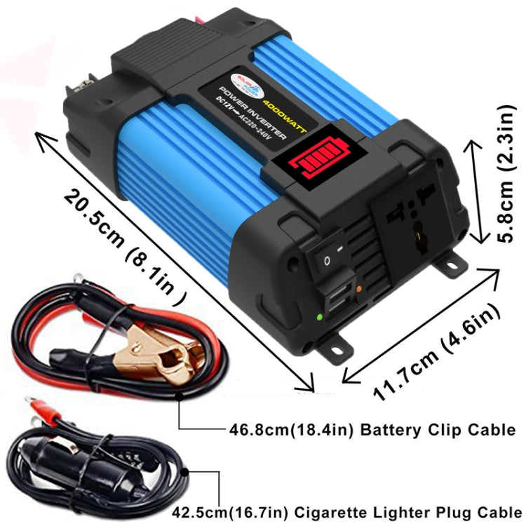 12V-220V 300W  SOLIKE TECH Vehicle Inverter Sine Wave Convertor Auto Inverter - Pure Sine Wave by SOLIKE TECH | Online Shopping South Africa | PMC TechLife | Buy Now Pay Later Mobicred