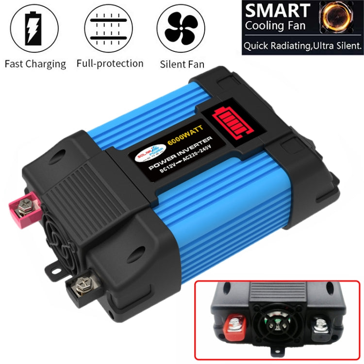 12V-220V 500W SOLIKE TECH Vehicle Inverter Sine Wave Convertor Auto Inverter - Pure Sine Wave by SOLIKE TECH | Online Shopping South Africa | PMC Jewellery | Buy Now Pay Later Mobicred