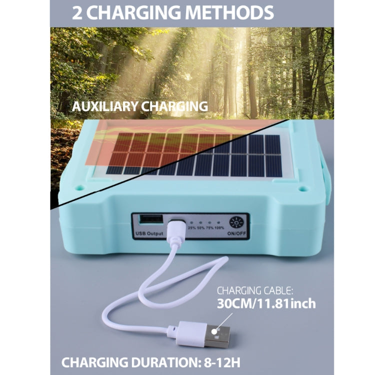 Solar Flood Light Portable Flashlight Emergency Work Light(Orange) - Floodlights by PMc TechLife | Online Shopping South Africa | PMc TechLife | Buy Now Pay Later Mobicred