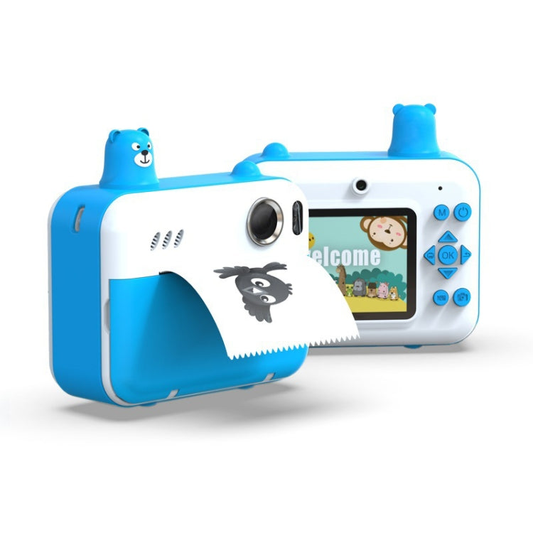 IPS 2.36 inch LED HD Display 1080P Childrens Camera Thermal Printing Instant Camera(Sky Blue) - Children Cameras by PMC TechLife | Online Shopping South Africa | PMC TechLife | Buy Now Pay Later Mobicred