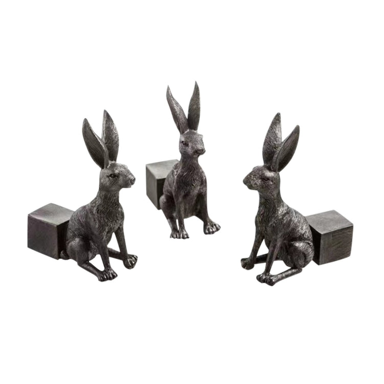 3pcs/set Flower Pot Feet Stand Animal Shape Resin Plant Pots Risers Pad(Rabbit) - Yard & Garden Decor by PMC Jewellery | Online Shopping South Africa | PMC Jewellery