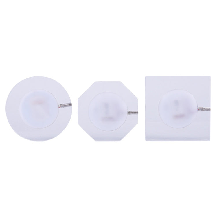 100x10mm Square USB Charging LED Light Up Acrylic Coaster Transparent Crystal Base(Colorful Light) - Car Drink Holders by PMC TechLife | Online Shopping South Africa | PMC TechLife | Buy Now Pay Later Mobicred