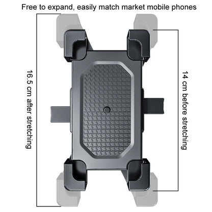 Shockproof Motorcycle Mobile Phone Holder Outdoor Bike Navigation Holder, Model: Rearview Mirror - Holder by PMC Jewellery | Online Shopping South Africa | PMC Jewellery | Buy Now Pay Later Mobicred