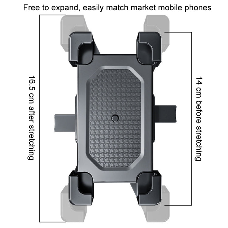 Shockproof Motorcycle Mobile Phone Holder Outdoor Bike Navigation Holder, Model: Handlebars - free shipping - PMC TechLife - Order now!