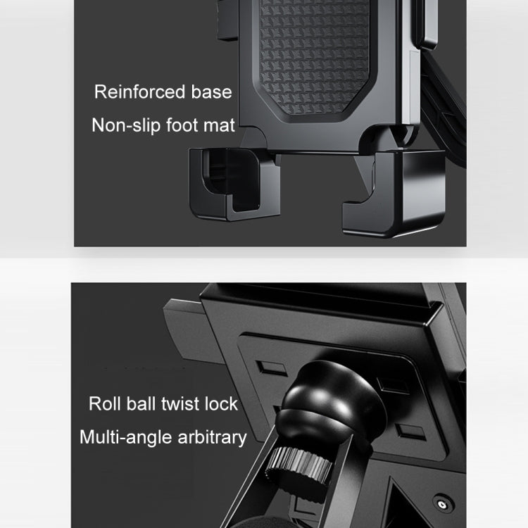 Shockproof Motorcycle Mobile Phone Holder Outdoor Bike Navigation Holder, Model: Handlebars - free shipping - PMC TechLife - Order now!