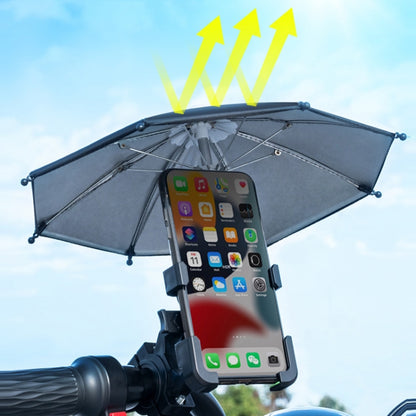 Motorcycle Waterproof Sunshade Umbrella Mobile Phone Navigation Bracket(Handlebar) - Holder by PMC Jewellery | Online Shopping South Africa | PMC Jewellery | Buy Now Pay Later Mobicred