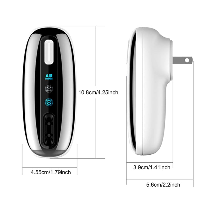 90V-250V Plug-in Negative Ion Air Purifier Portable Odor Removing Device UK Adapter+ EU Host - free shipping - PMC TechLife - Order now!