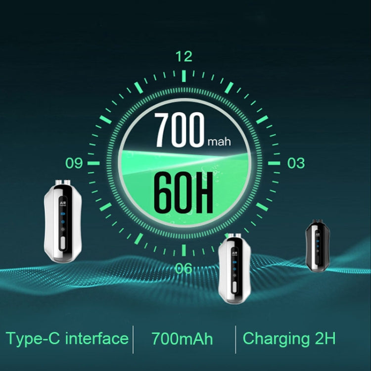 Portable Negative Ion Air Purifier Home Hanging Neck Purifier, Style: Rope Style (White) - free shipping - PMC TechLife - Order now!