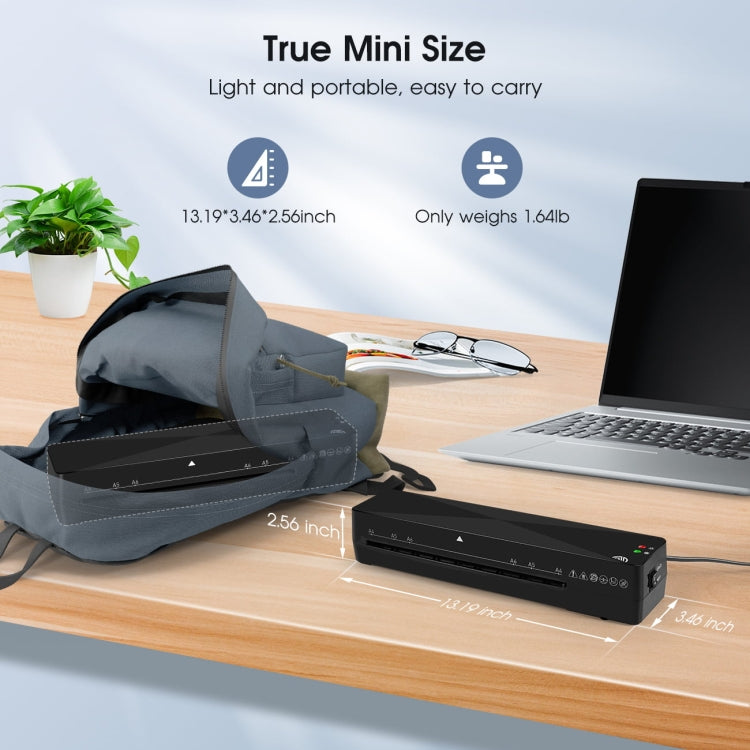 9 Inch A4 Hot Cold Laminator Machine Book Documents Laminator, Size:  Set 2(220V UK Plug) - free shipping - PMC TechLife - Order now!