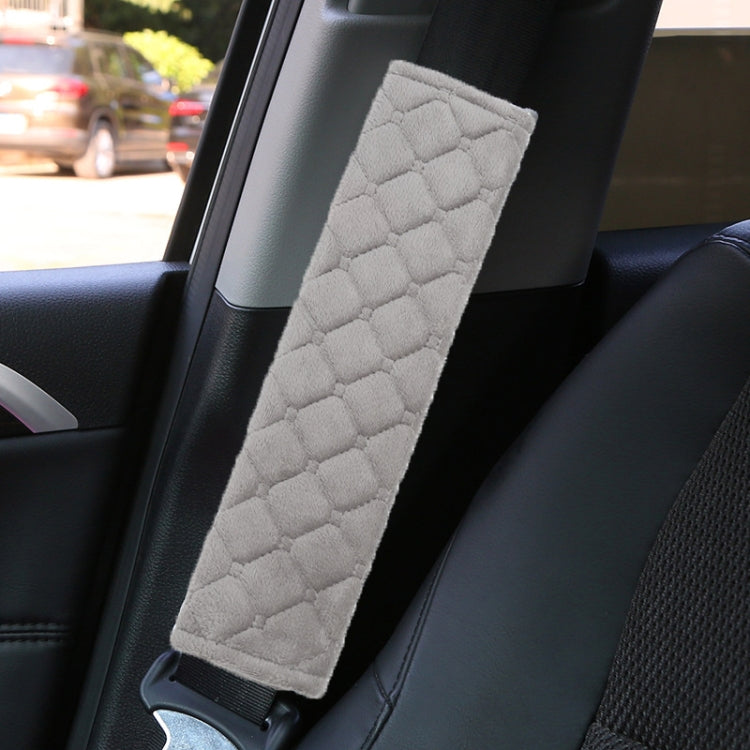 Car Seat Belt Protector Soft Extended Shoulder Pads, Color: Grey - Seat Belts & Padding by PMC Jewellery | Online Shopping South Africa | PMC Jewellery | Buy Now Pay Later Mobicred