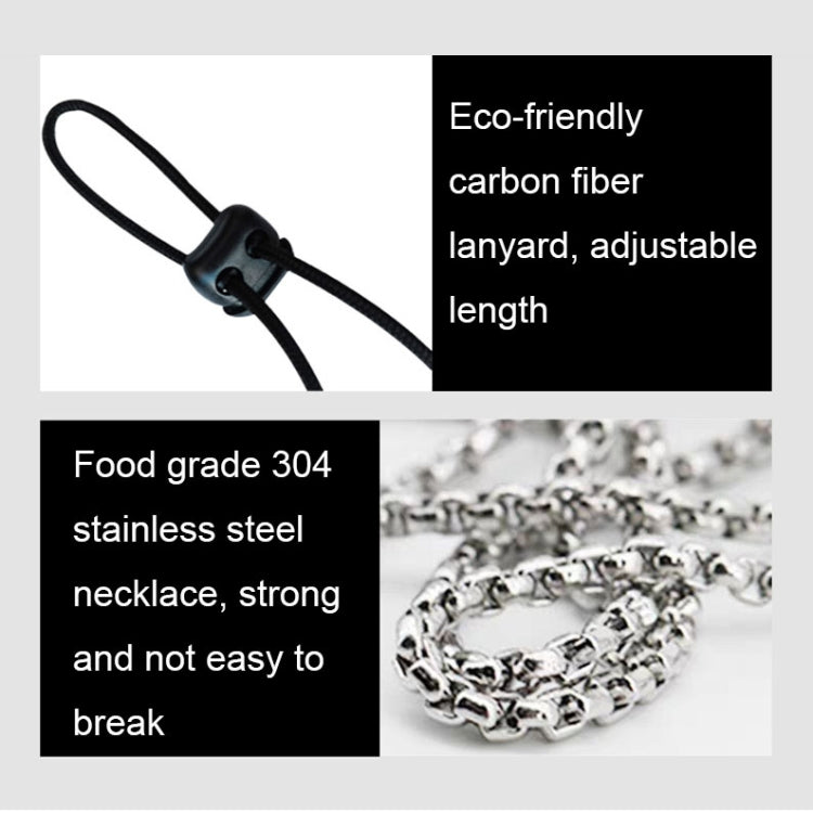 Upgrade Dual-brush Negative Ion Air Purifier Neck Small Portable Air Purifier, Style: Chain Model (Black) - free shipping - PMC TechLife - Order now!