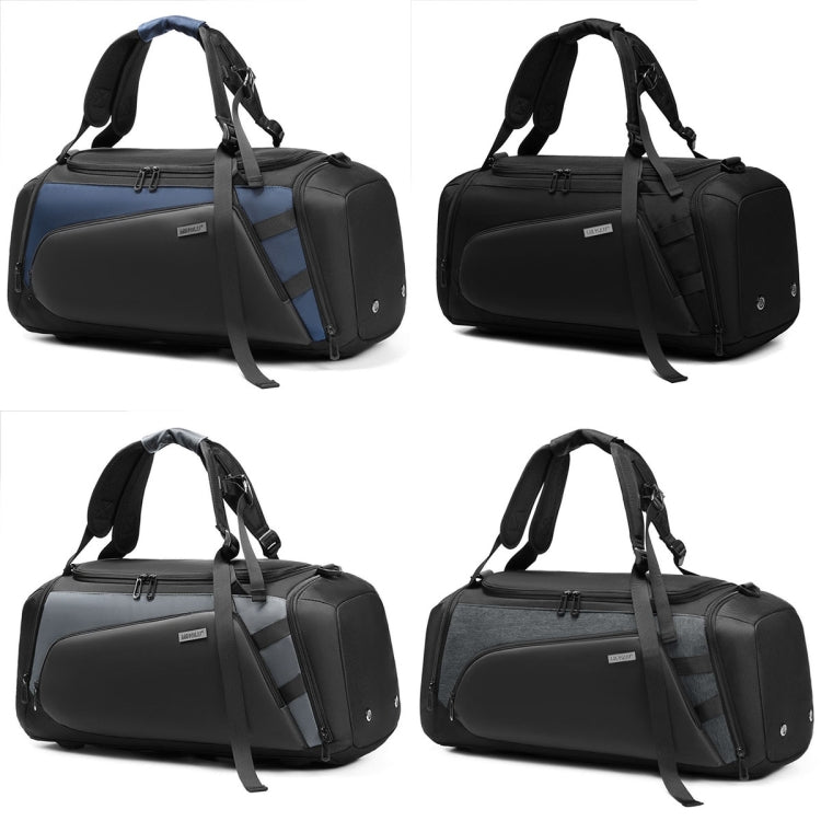 MINGLU Large-Capacity Dry And Wet Separation Gym Bag Messenger Training Bag(Grey) - Travel Bags by PMC TechLife | Online Shopping South Africa | PMC TechLife