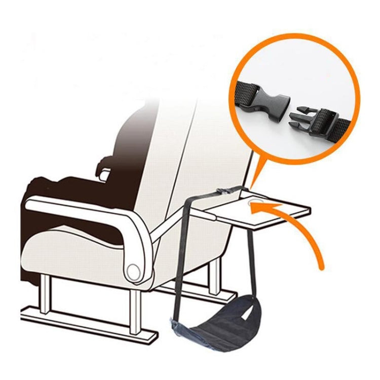 Travel Foot Rest Hammock Office Leisure Pedal, Color: Black White Stripe All-in-one - Hammocks by PMC TechLife | Online Shopping South Africa | PMC TechLife