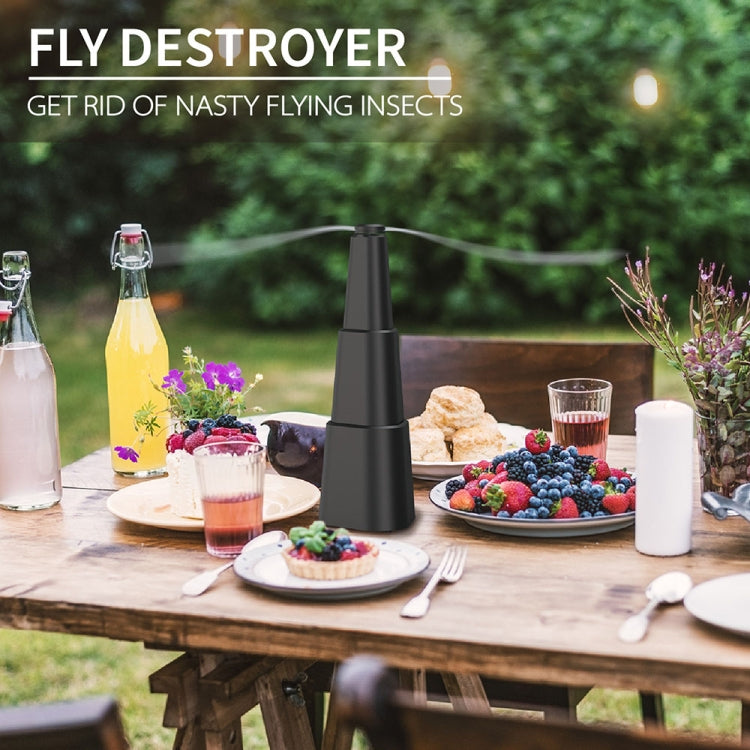 Telescopic Fan Blade Fly Repellent Indoor and Outdoor Multifunctional Automatic Fly Trap, Style: Battery Model - Outdoor Insect Repellent by PMC TechLife | Online Shopping South Africa | PMC TechLife | Buy Now Pay Later Mobicred