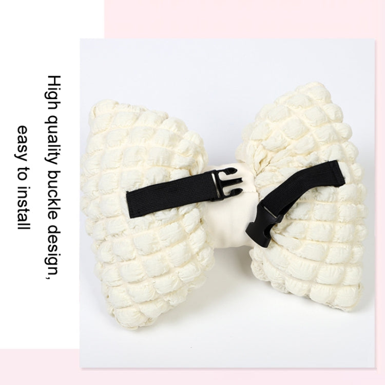 Car Seat Breathable And Comfortable Puff Pillow Upholstery, Color: Headrest Pink - free shipping - PMC TechLife - Order now!