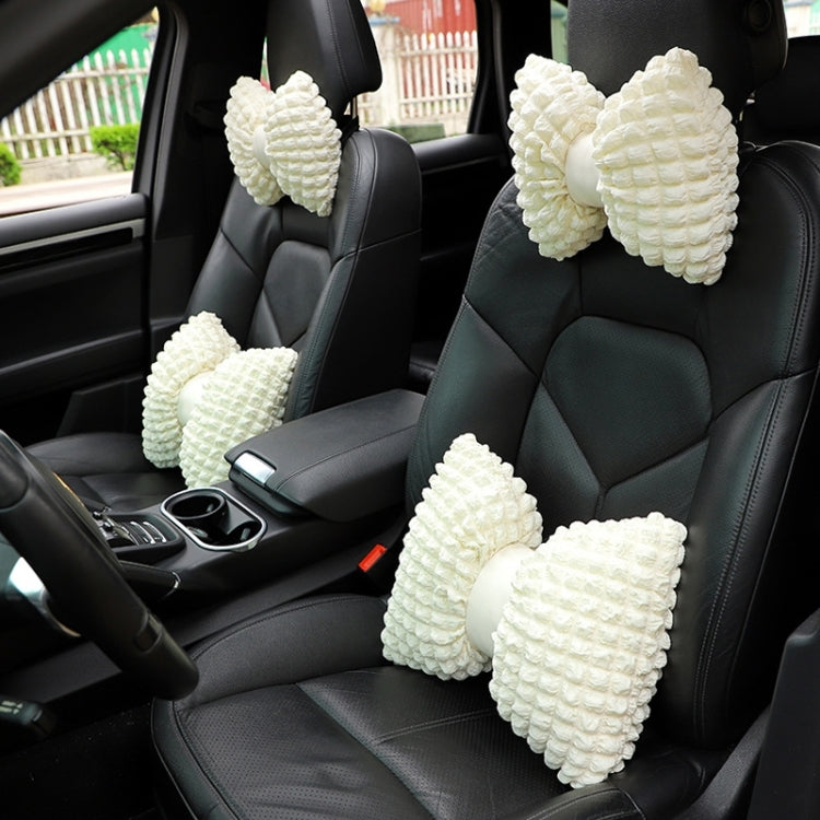Car Seat Breathable And Comfortable Puff Pillow Upholstery, Color: Headrest Black - Seat Accessories by PMC TechLife | Online Shopping South Africa | PMC TechLife | Buy Now Pay Later Mobicred