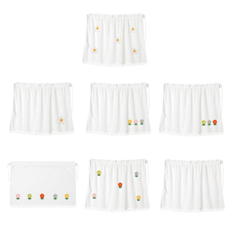 Car Sun Protection Blackout Curtain Cartoon Sunshade Curtain, Pattern: Yellow Pink Blue Flower - Window Foils & Solar Protection by PMC TechLife | Online Shopping South Africa | PMC TechLife | Buy Now Pay Later Mobicred