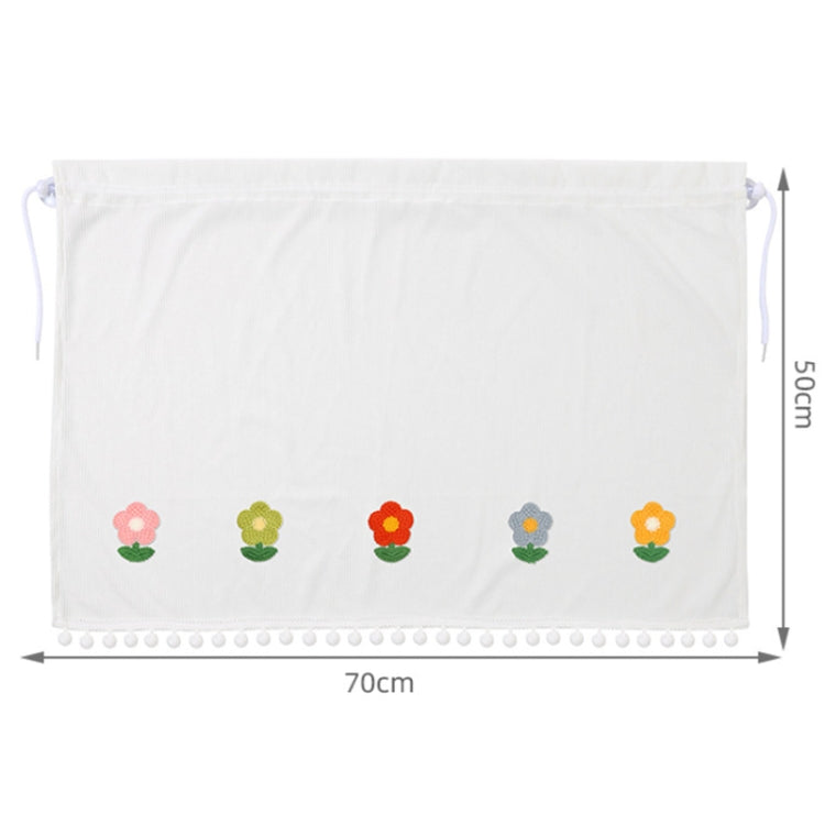 Car Sun Protection Blackout Curtain Cartoon Sunshade Curtain, Pattern: Yellow Pink Blue Flower - Window Foils & Solar Protection by PMC TechLife | Online Shopping South Africa | PMC TechLife | Buy Now Pay Later Mobicred
