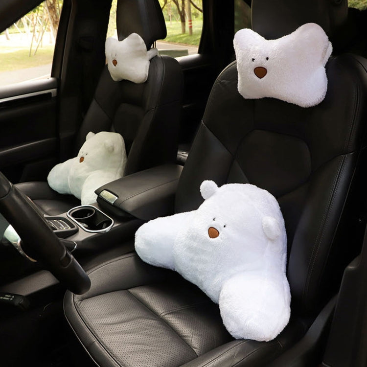 Car Cartoon Bear Plush Seat Upholstery Pillow, Color: Lumbar Pillow Brown - Seat Accessories by PMC TechLife | Online Shopping South Africa | PMC TechLife | Buy Now Pay Later Mobicred