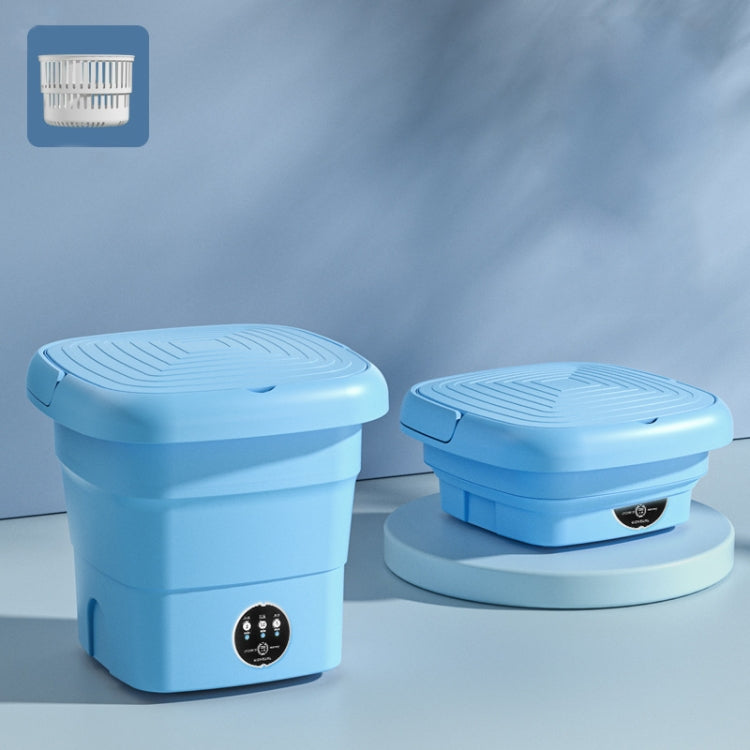 4.5L Mini Portable Folding Household Washing Machine Underwear Washer, Color: Lake Blue(UK Plug) - free shipping - PMC TechLife - Order now!