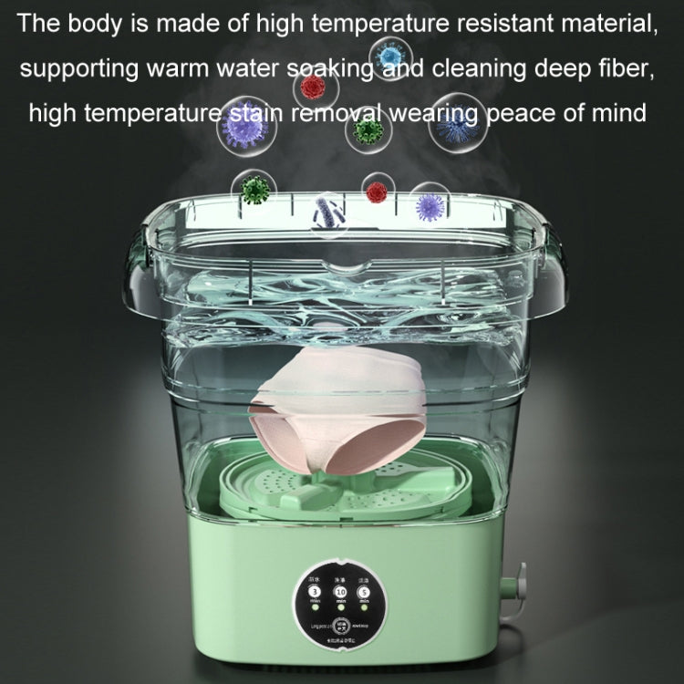 4.5L Mini Portable Folding Household Washing Machine Underwear Washer, Color: Lake Blue(UK Plug) - free shipping - PMC TechLife - Order now!