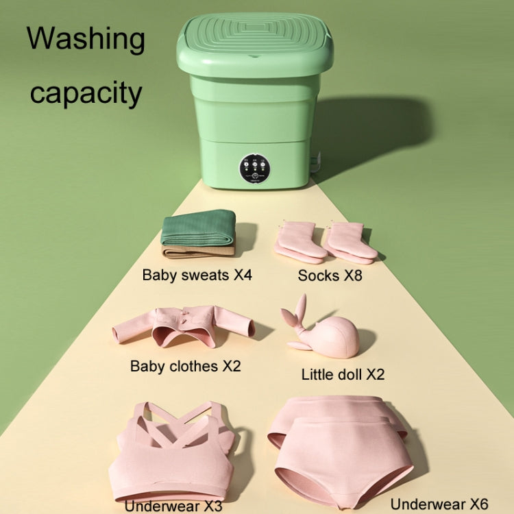 4.5L Mini Portable Folding Household Washing Machine Underwear Washer, Color: Lake Blue(EU Plug) - free shipping - PMC TechLife - Order now!