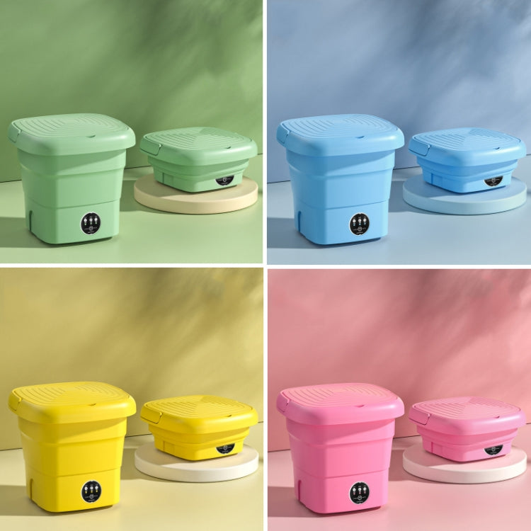 4.5L Mini Portable Folding Household Washing Machine Underwear Washer, Color: Lake Blue(EU Plug) - free shipping - PMC TechLife - Order now!