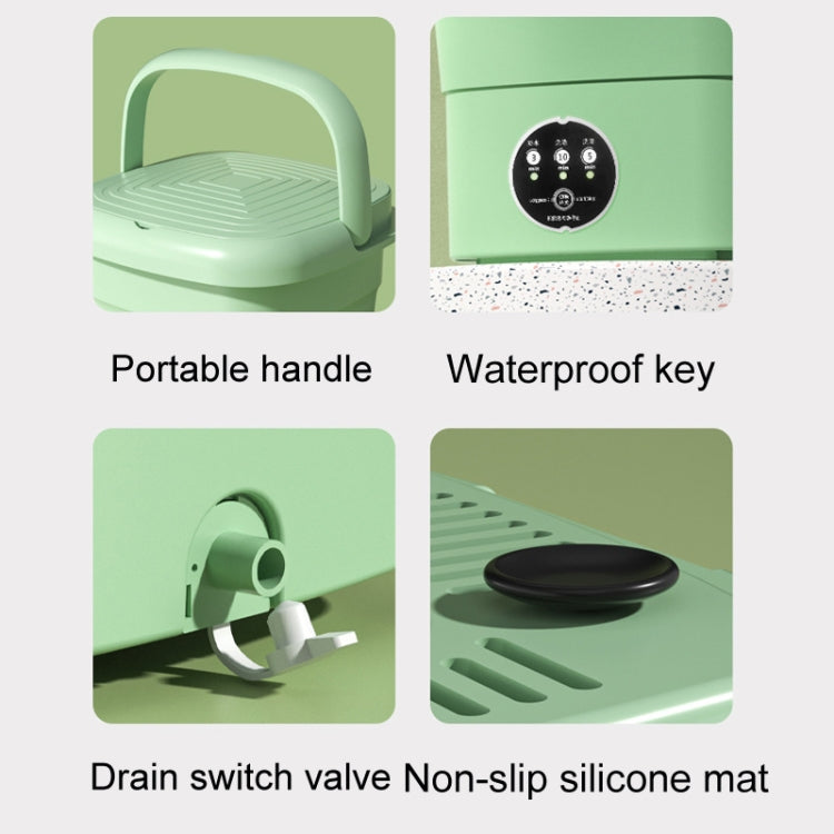4.5L Mini Portable Folding Household Washing Machine Underwear Washer, Color: Lake Blue(US Plug) - free shipping - PMC TechLife - Order now!