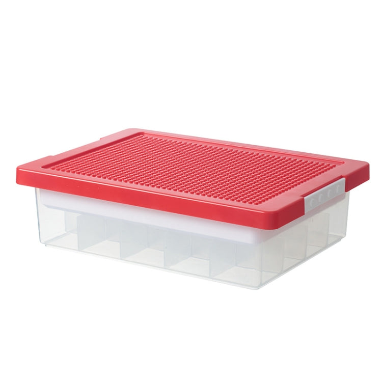 Children Toy Parts Building Blocks Storage Box(Red) - Storage Boxes by PMC Jewellery | Online Shopping South Africa | PMC Jewellery