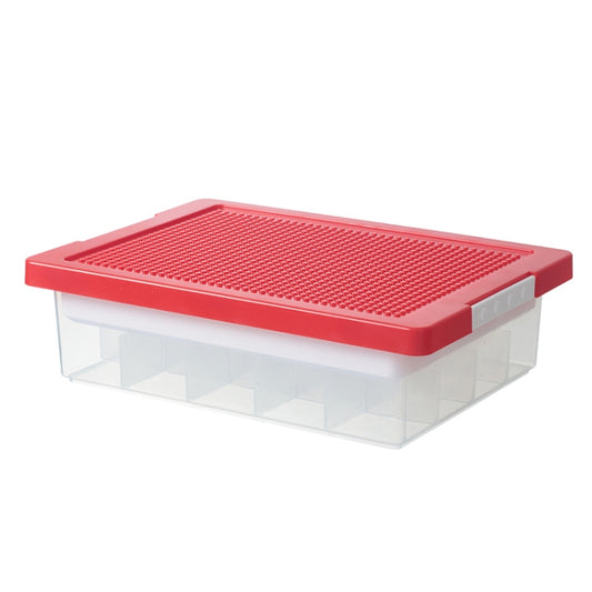 Children Toy Parts Building Blocks Storage Box(Red) - Storage Boxes by PMC Jewellery | Online Shopping South Africa | PMC Jewellery