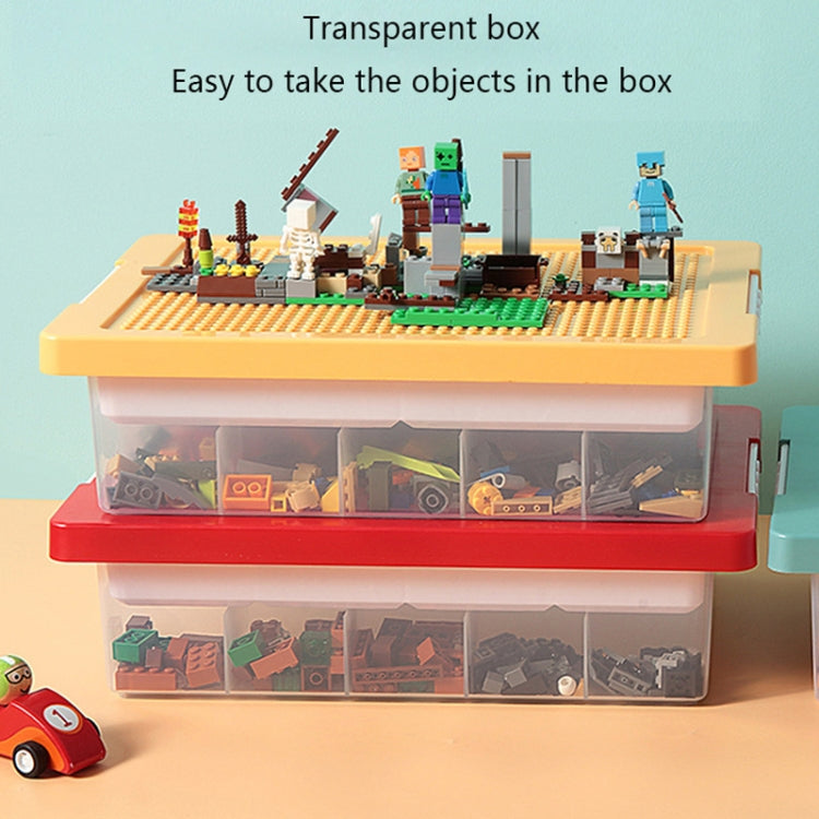 Children Toy Parts Building Blocks Storage Box(Yellow) - Storage Boxes by PMC TechLife | Online Shopping South Africa | PMC TechLife