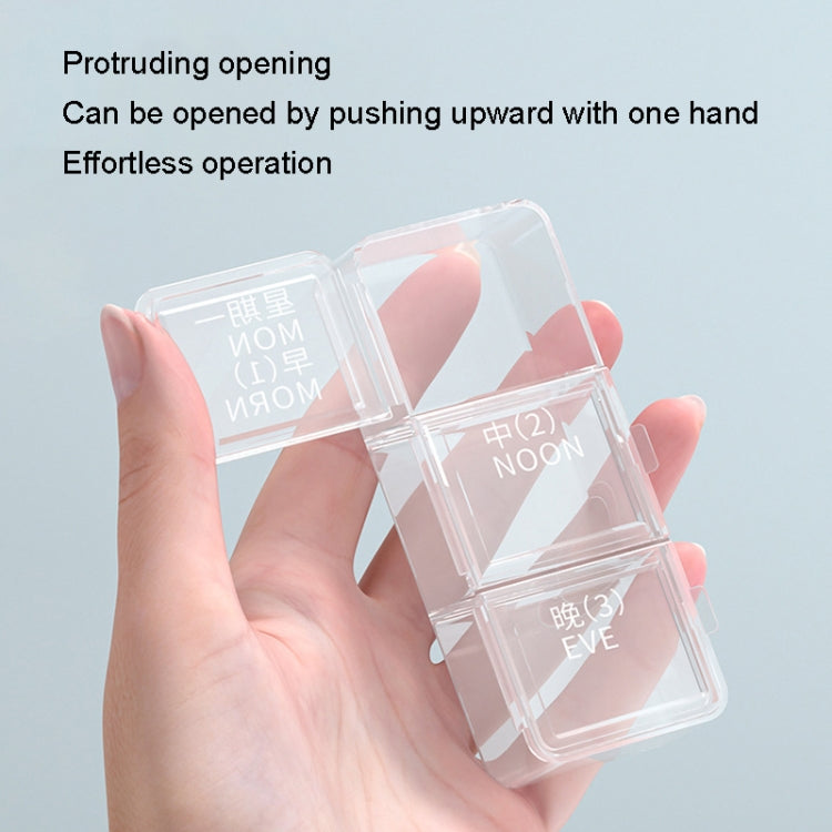 24 Grid Large Capacity Sealing Pills Case 3 Times A Day 7 Day Medicine Organizer Box(White) - free shipping - PMC TechLife - Order now!