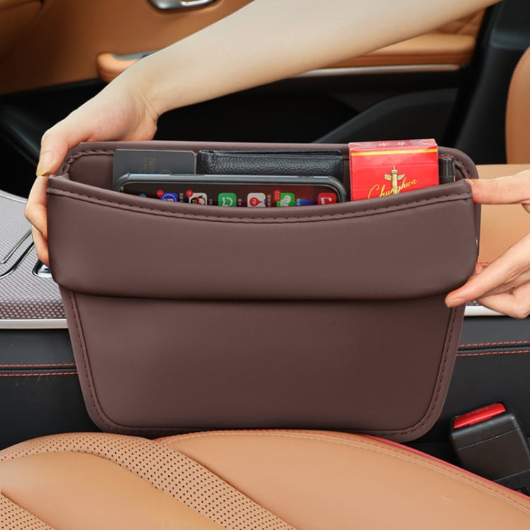 Car Gap Storage Box Seat Decoration Seat Filler Organizer(Brown) - Stowing Tidying by PMC TechLife | Online Shopping South Africa | PMC TechLife | Buy Now Pay Later Mobicred