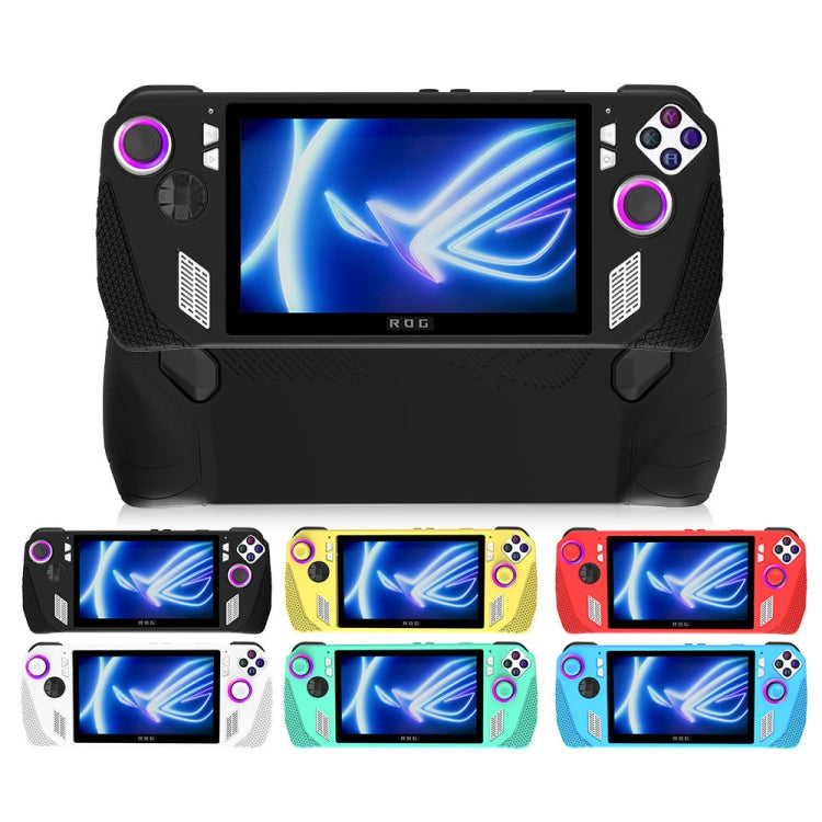 For ASUS Rog Ally Gaming Console Multicolor Silicone Case With 2 Button Caps(Green) - Accessories by PMC TechLife | Online Shopping South Africa | PMC TechLife | Buy Now Pay Later Mobicred