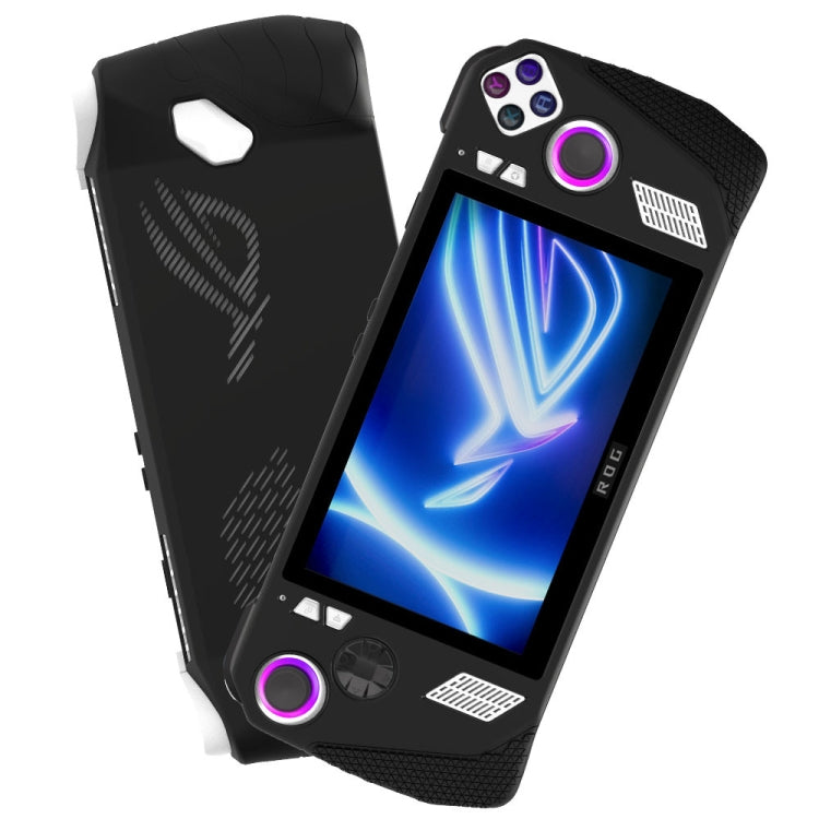 For ASUS Rog Ally Gaming Console Multicolor Silicone Case With 2 Button Caps(Green) - Accessories by PMC TechLife | Online Shopping South Africa | PMC TechLife | Buy Now Pay Later Mobicred