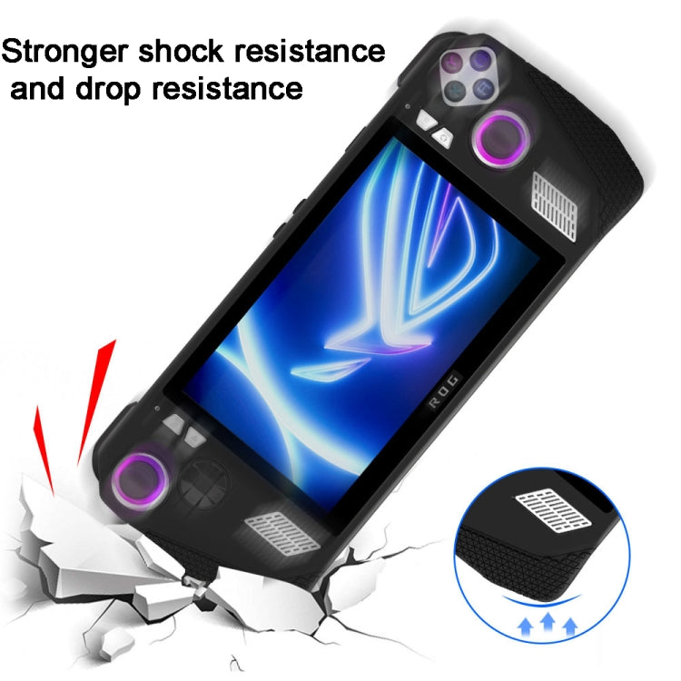 For ASUS Rog Ally Gaming Console Multicolor Silicone Case With 2 Button Caps(White) - Accessories by PMC TechLife | Online Shopping South Africa | PMC TechLife