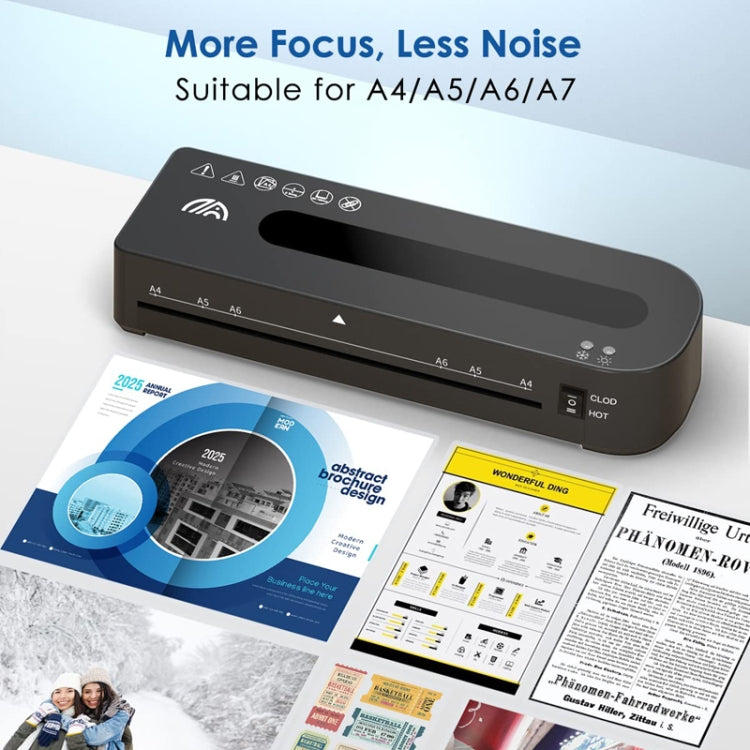FN333 A4 Photo Laminating Machine With Hot And Cold Mode, Size: Set 3(UK Plug) - free shipping - PMC Jewellery - Order now!